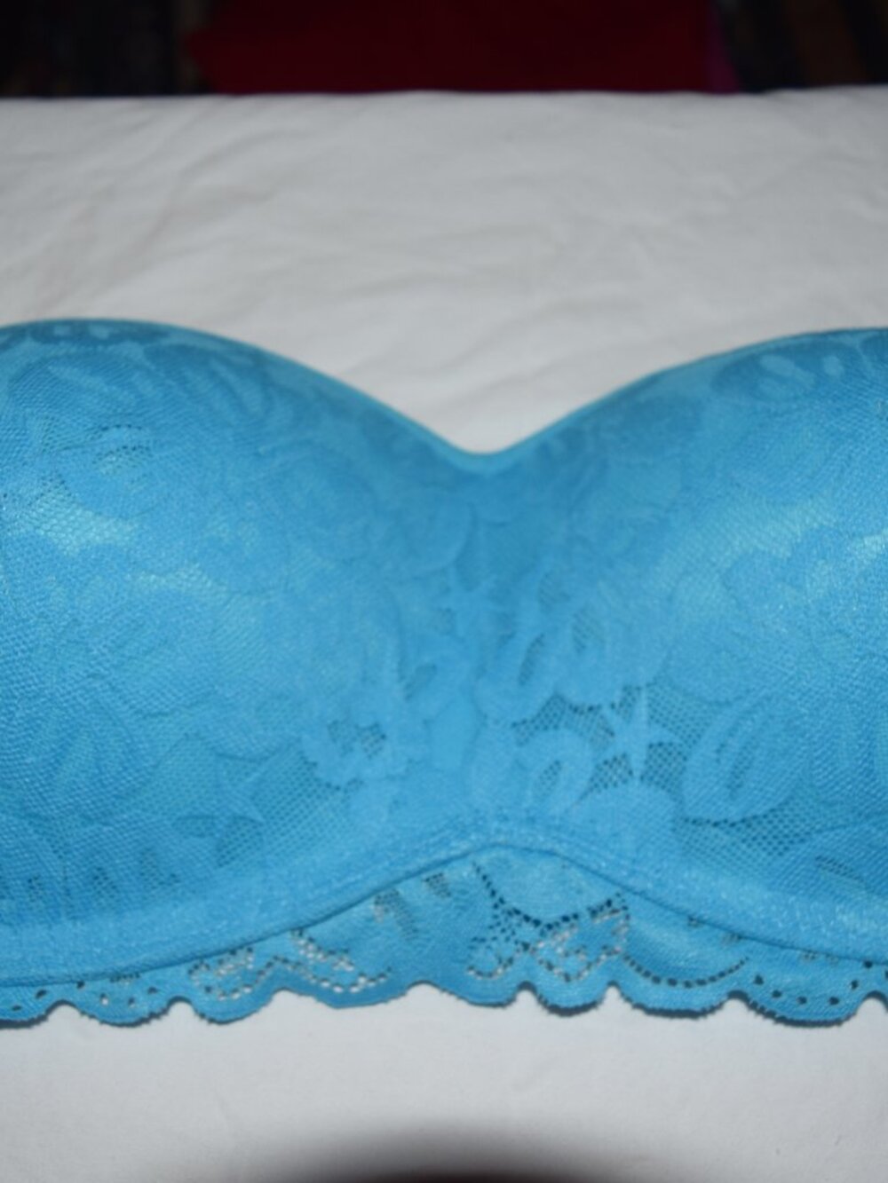 No Boundaries Strapless Bra, Bright Blue, Size XXXL/3X(0236)